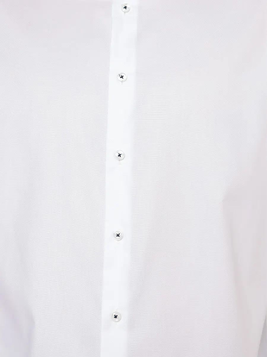 Рубашка белого цвета из хлопка